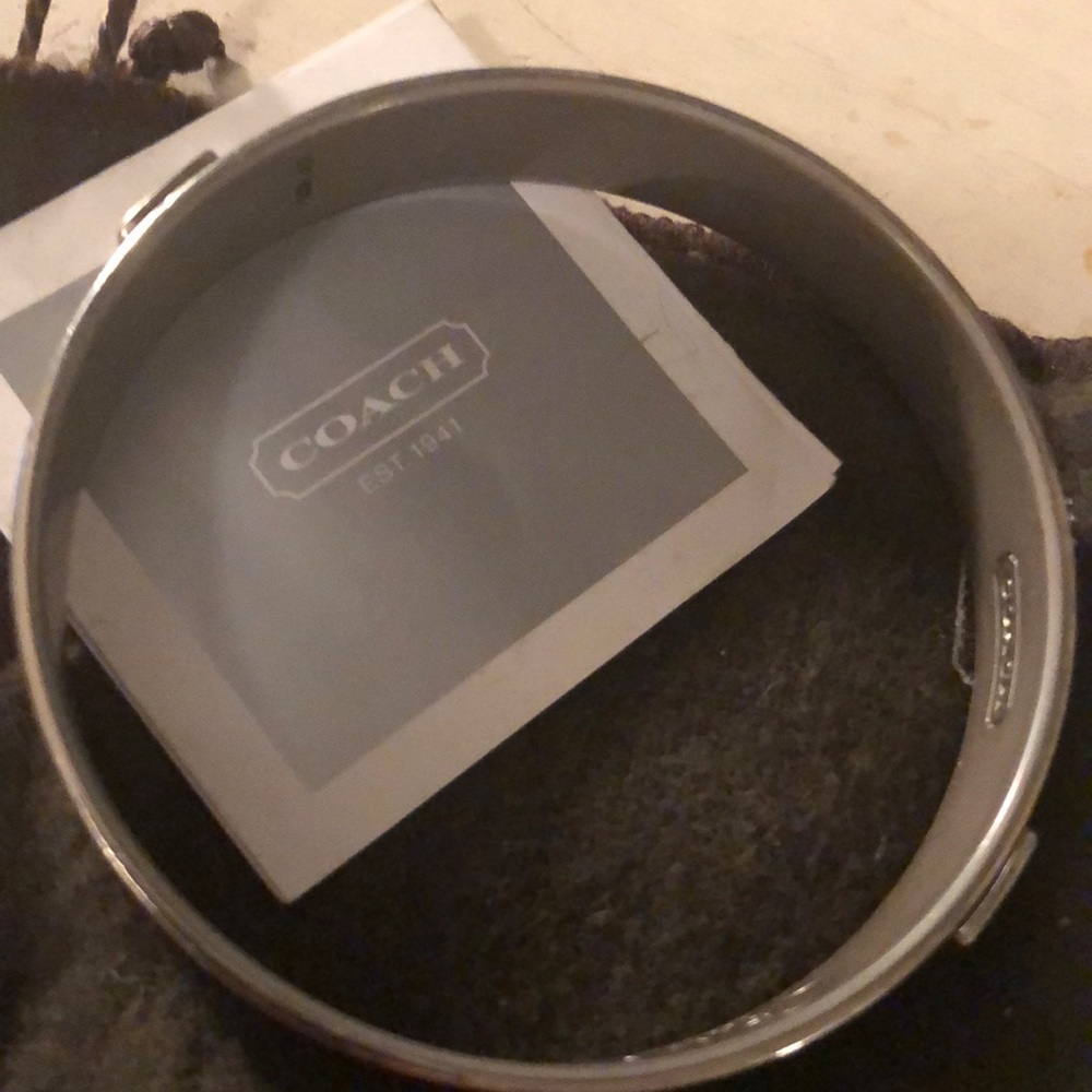 Silver Coach Bangle Authentic - image 3